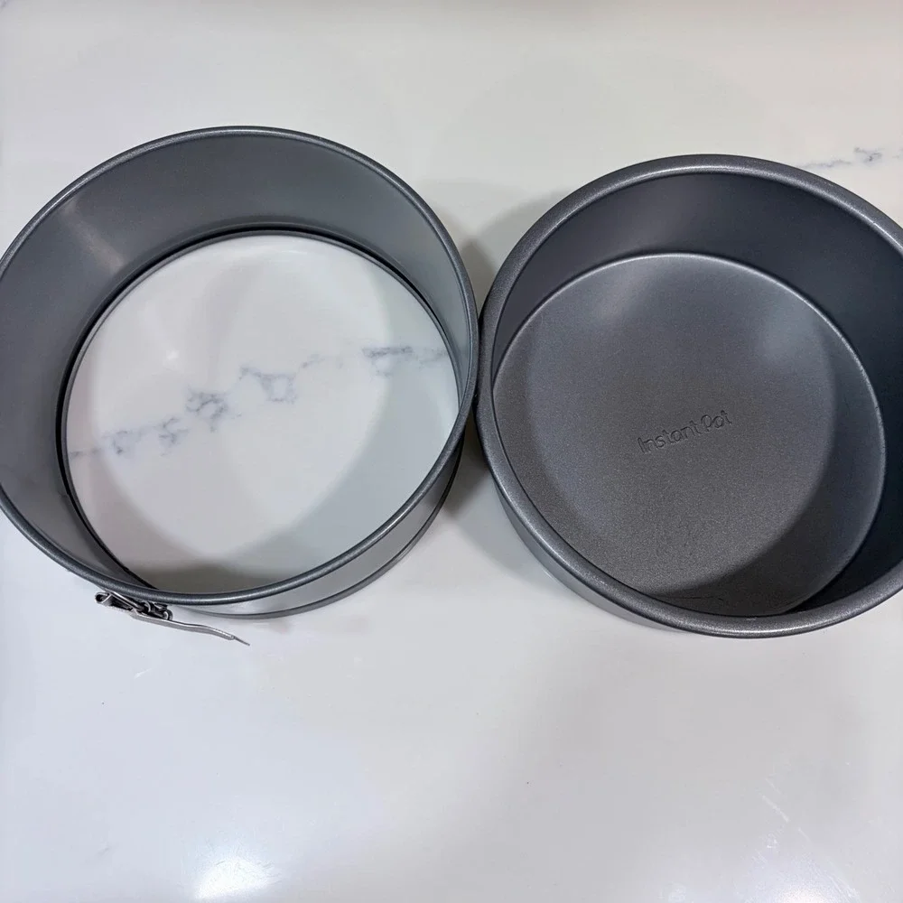 Instant Pot 7.5 Inch Springform Pan Non-Stick Round Cake Pan for 6qt 8qt Cookers